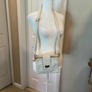 Audrey Brooke Cream Crossbody Bag
